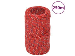 Cuerda De Barco Polipropileno Rojo 2 Mm 250 M