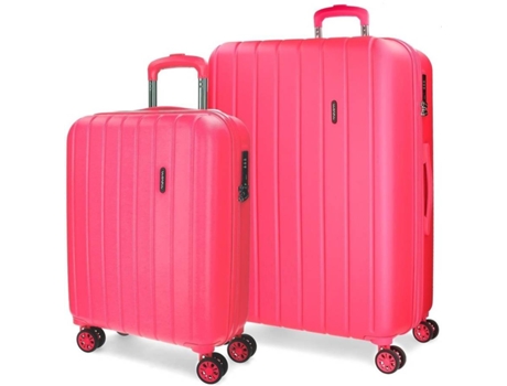 Conjunto de Maletas Viaje MOVOM Wood (119 L - Rosa) | Worten.es