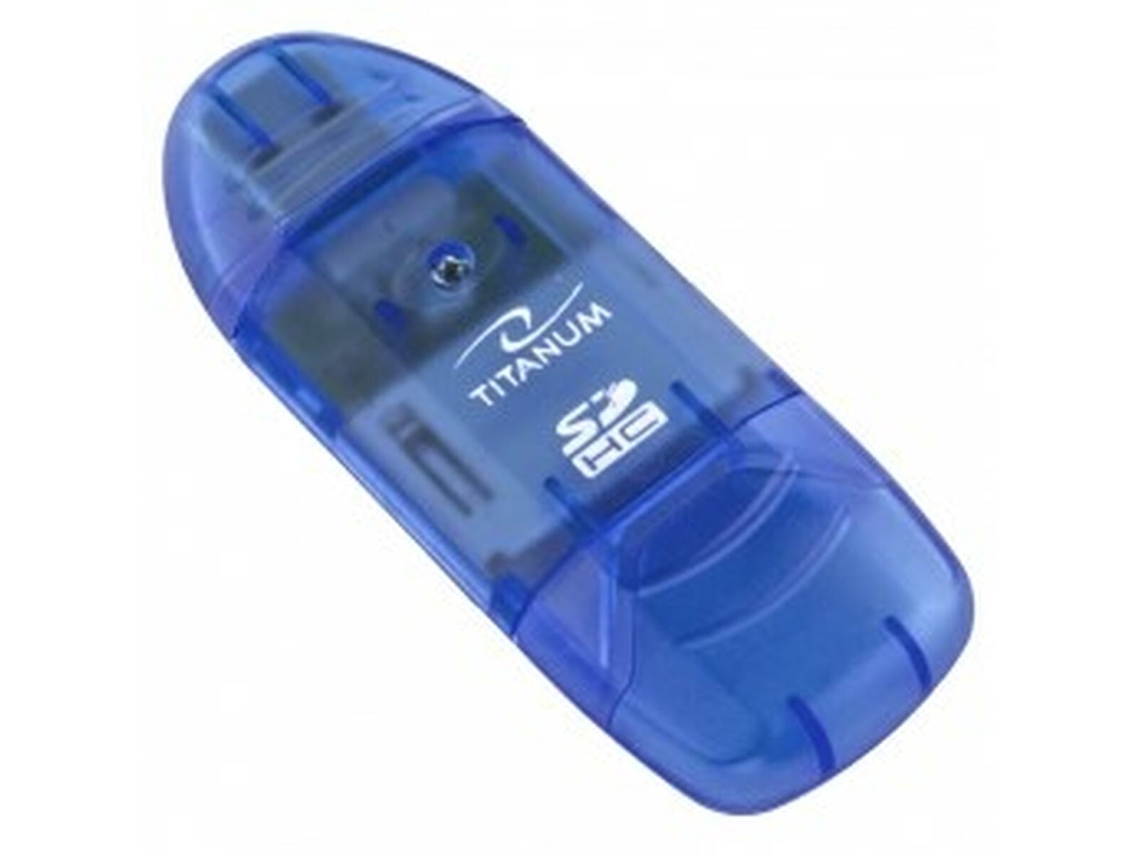 Lector de Tarjetas Externo TITANUM TA101B Azul