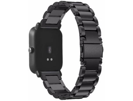 Correa Acero Stainless Lux + Herramienta PHONECARE Amazfit Bip S Negro