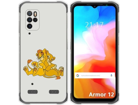 Carcasa Ulefone Armor 12 5G TUMUNDOSMARTPHONE Dibujos Leones Multicolor