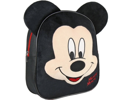 Mochila MICKEY MOUSE (Negro - Poliéster - 34x26x10 cm)
