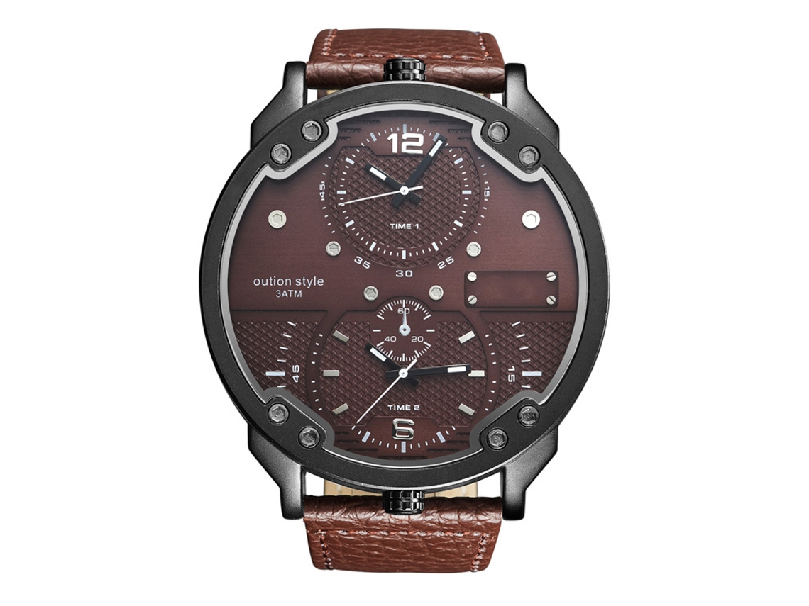 Reloj Hombre (reloj De Cuarzo Con Esfera Grande)