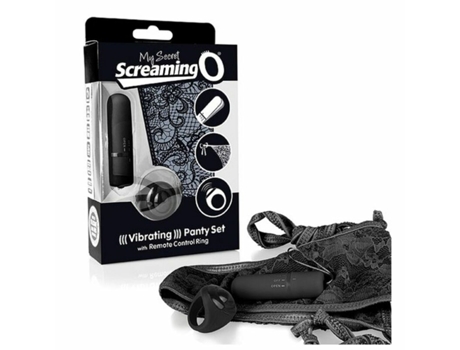 Masturbador De Slip Com Controlo Remoto Preto The Screaming O Scpnty-Bl-110