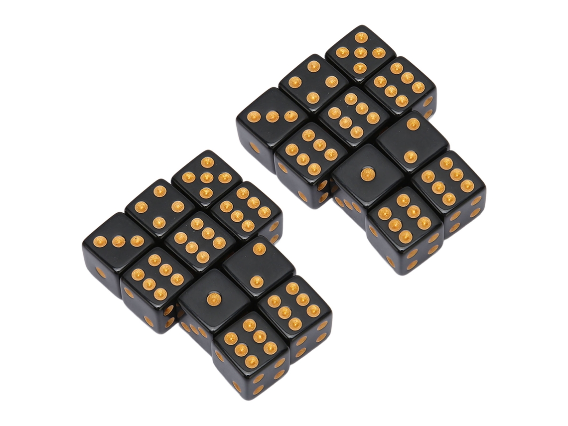 Dados De Plástico (jogos De Mesa, Ensino De Matemática)