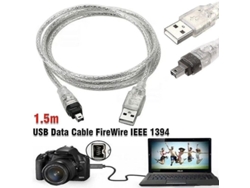 Cable De Datos Usb Firewire Ieee 1394 Para Cámaras Sony, Jvc, Panasonic Mini Dv Y Hdv Para Transferencia A Pc, 1,5 M