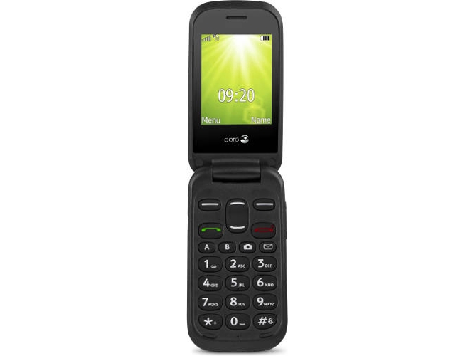 Teléfono móvil DORO 2404 Senior (2.4'' - 2G - negro)