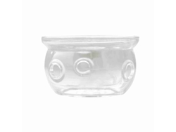 Base Calentadora De Té De Vidrio De Borosilicato Resistente Al Calor Con Acero Inoxidable
