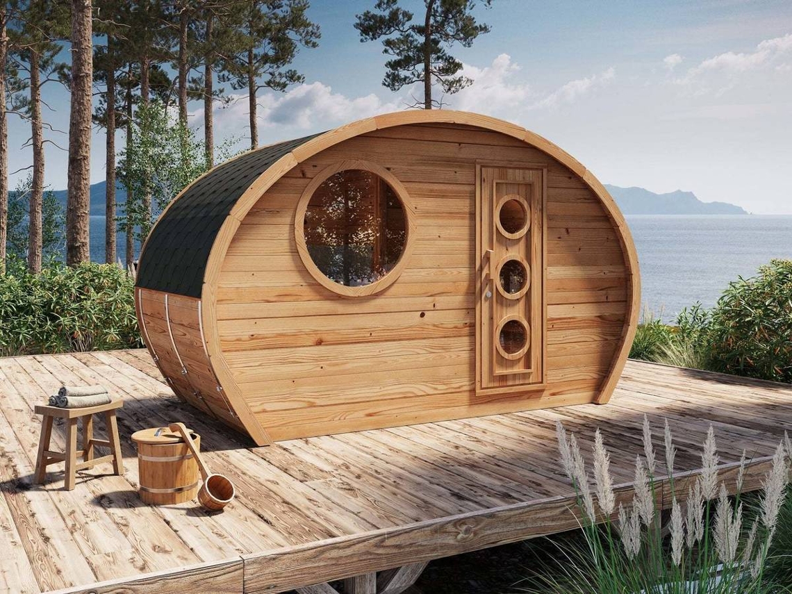Sauna de exterior Hobbit 195 - Termomadera