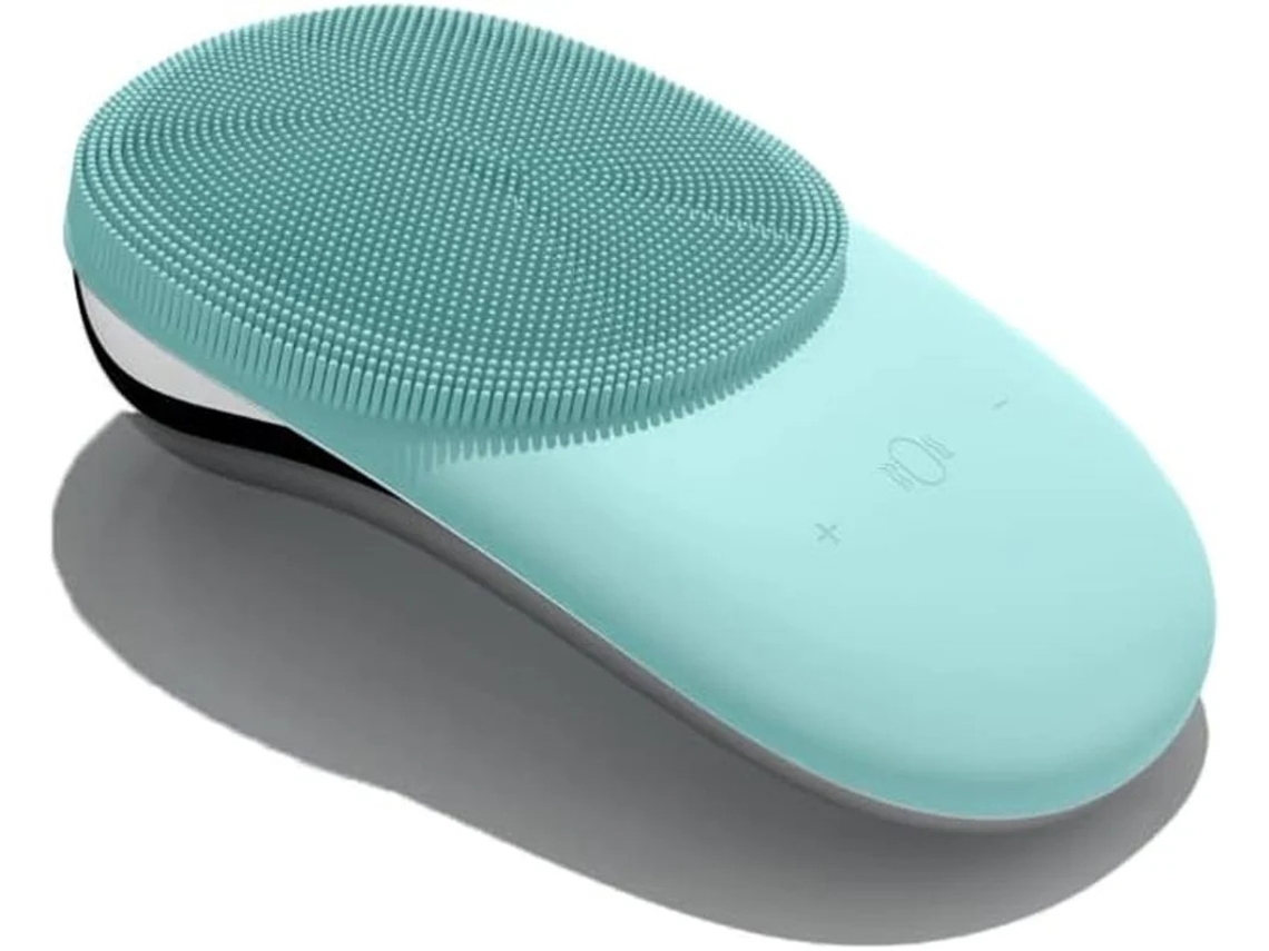 Cepillo de limpieza facial sónico resistente al agua con 8 velocidades ajustables. Limpia y exfolia eficazmente. Ayuda a abrir el mundo.