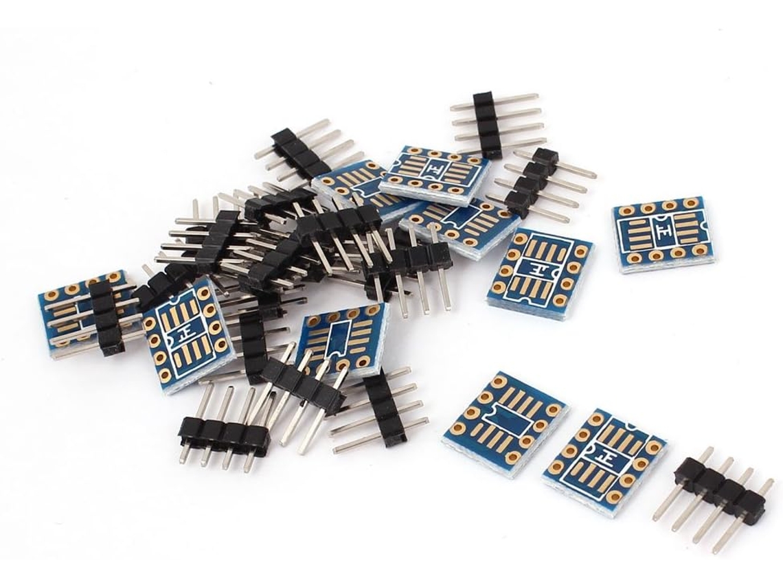 10 Unidades De Placa Convertidora Pcb De Amplificador Operacional Dual Smt A Único Dip