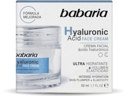 Crema Facial BABARIA Ultra Hidratante con Ácido Hialurónico