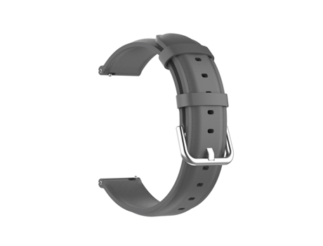 Correa de reloj inteligente para Huawei Watch GT 3 46 mm/GT Runner 22 mm Correa de reloj de cuero con cola redonda (gris)