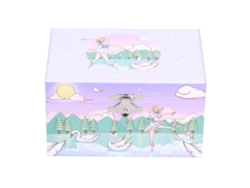 Caja De Música Para Joyas Para Niños Con Muñeca Bailarina Animada, Ideal Para Guardar Objetos.