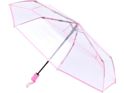 Paraguas Plegable Automático, 3 Paneles, Transparente, Resistente Al Viento, Para Días De Lluvia, Portátil.