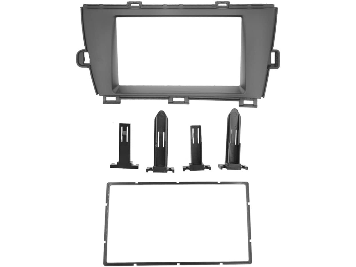 Embellecedor De Radio De Coche 2din 2010+ Placa Adaptadora Marco De Placa Estéreo Dvd