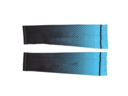 Mangas de hielo para hombre y mujer, largas, refrescantes, finas, transpirables, para conducir, ciclismo al aire libre, par, azul claro, talla única