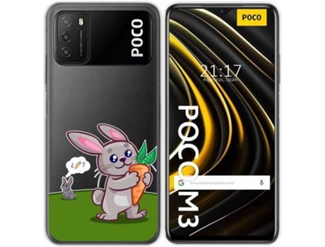 Carcasa Xiaomi Redmi 9T TUMUNDOSMARTPHONE Conejo Multicolor