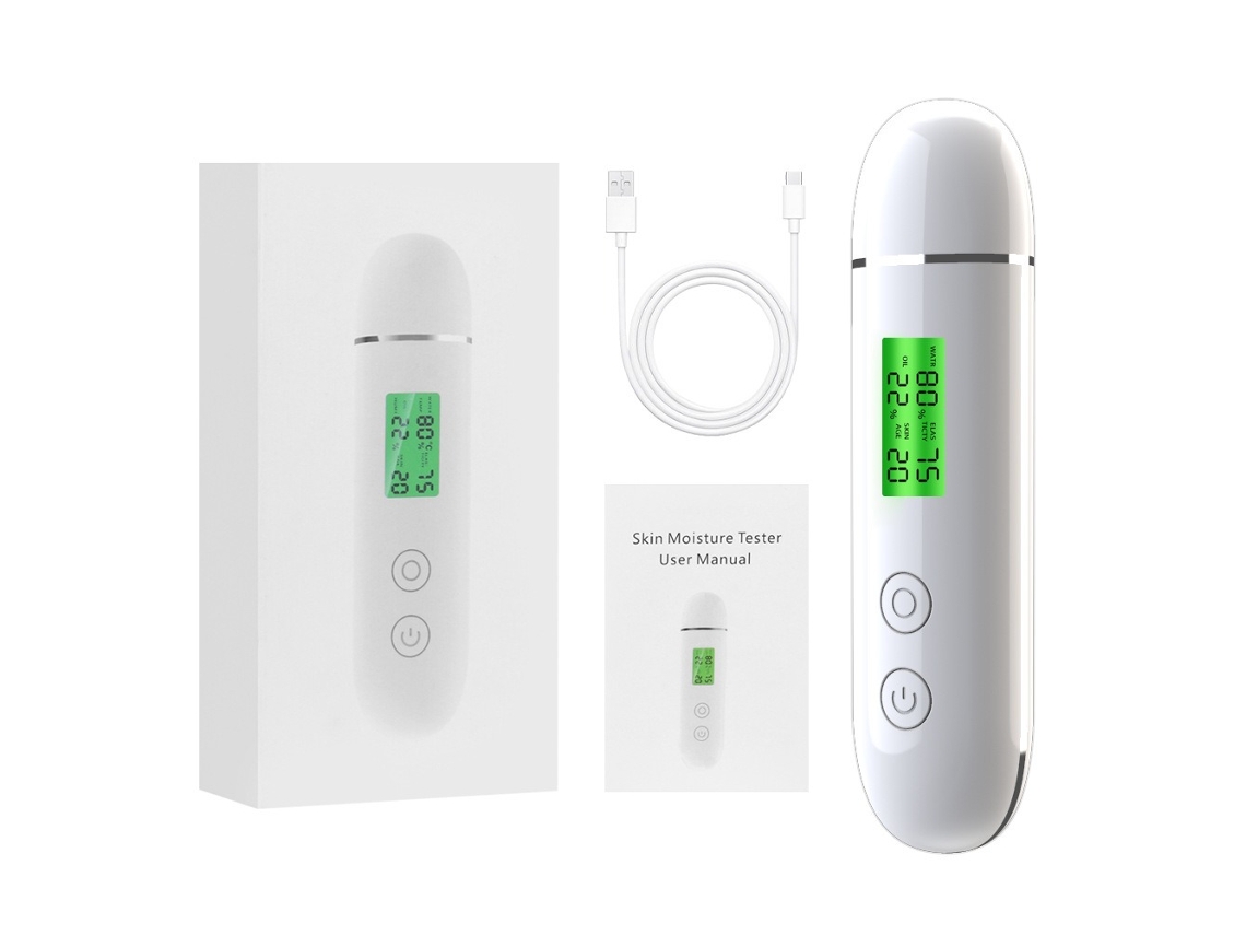 Medidor De Humedad Cutánea, Analizador Del Contenido De Grasa Y Humedad Facial, Detector De Agentes Fluorescentes
