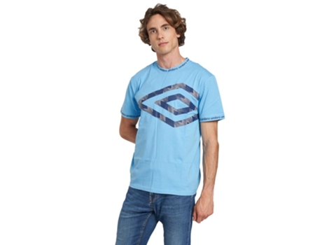 Camiseta de Hombre para Fútbol UMBRO Fornax Azul (L)