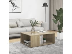 Mesa De Centro Madera Contrachapada Roble Sonoma 90x67x33 Cm