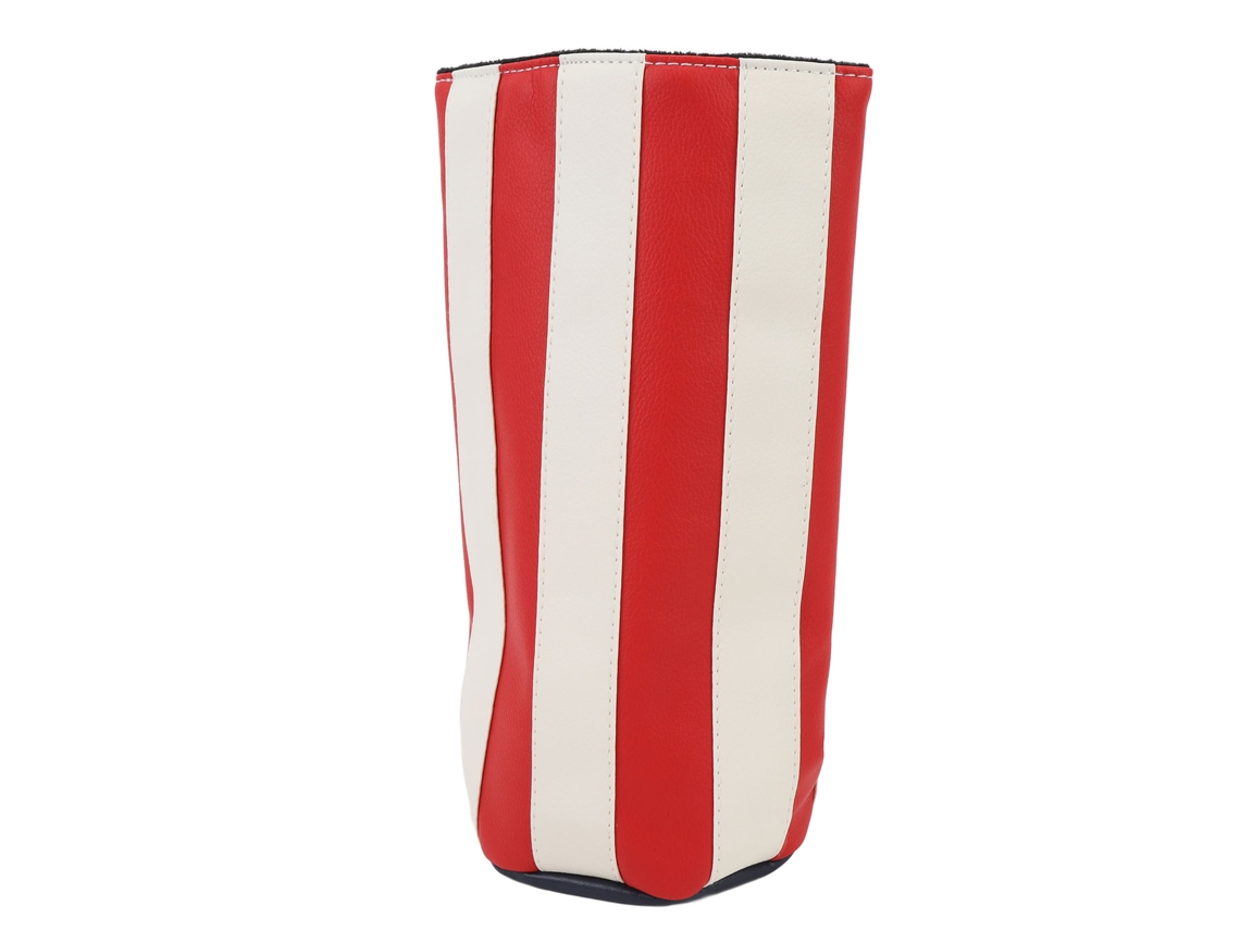 2026-fundas Para Cabeza De Palo De Golf De Pu Resistente A Salpicaduras Forro Peludo Barril Forma Rojo Blanco Rayas