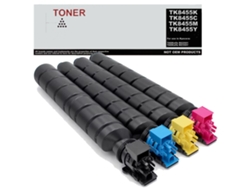 Tk8455 Pack 4 Cartuchos De Toner Multicolor Compatible Con Kyocera Tk8455k Tk8455c Tk8455m Tk8455y