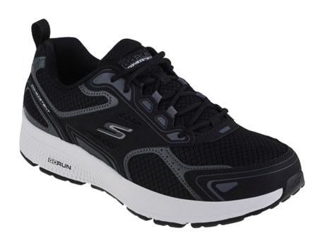 Zapatillas de Hombre SKECHERS Go Run Consistent Bkw Malla Negro (45)