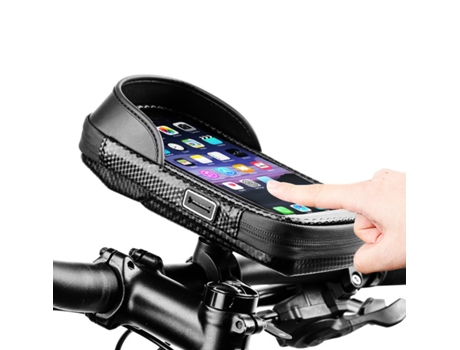 Bolsa de montaje para teléfono de bicicleta de 6,5 pulgadas Bolsa impermeable para cuadro frontal de bicicleta Bolsa para manillar de bicicleta CHR...