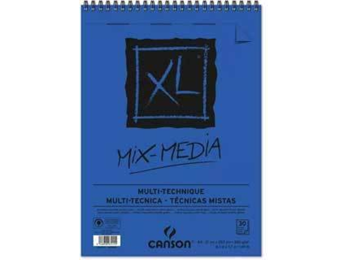 Bloc de Dibujo CANSON Espiral Canson XL Mix Media (A4)