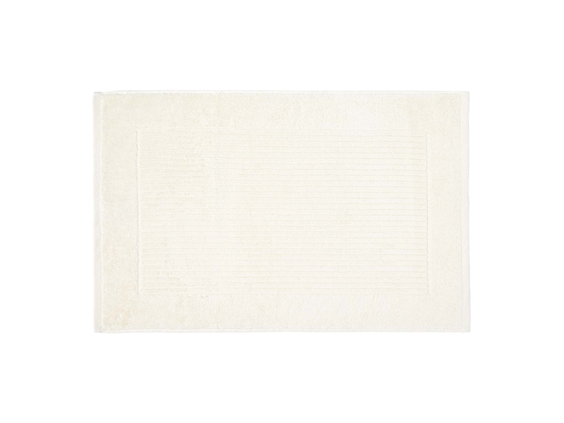 Homescapes Imperial Plain Cotton Cream Bath Mat