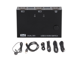Baoj-2026novoswitch Kvm De Duas Telas Dp 2 Em 2 Out 4k 60hz