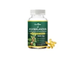 Cápsulas de Ashwagandha para el alivio del estrés y la reducción de la ansiedad.