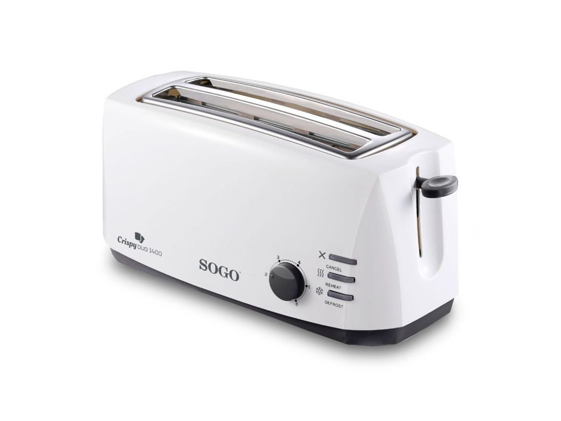 Tostadora SOGO TOS-SS-5485 (1400 W - Blanco)