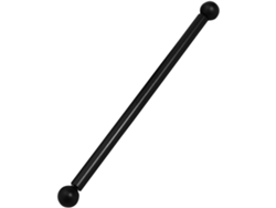 Soporte de iluminación exterior, brazo transversal de metal negro, soporte ajustable y resistente para Lum Gokoco