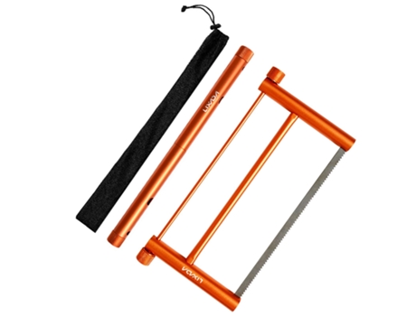 Lixada Sierra de madera plegable multifuncional Sierra de mano de aleación de aluminio Mini sierra de jardín portátil para carpintería Jardinería H...