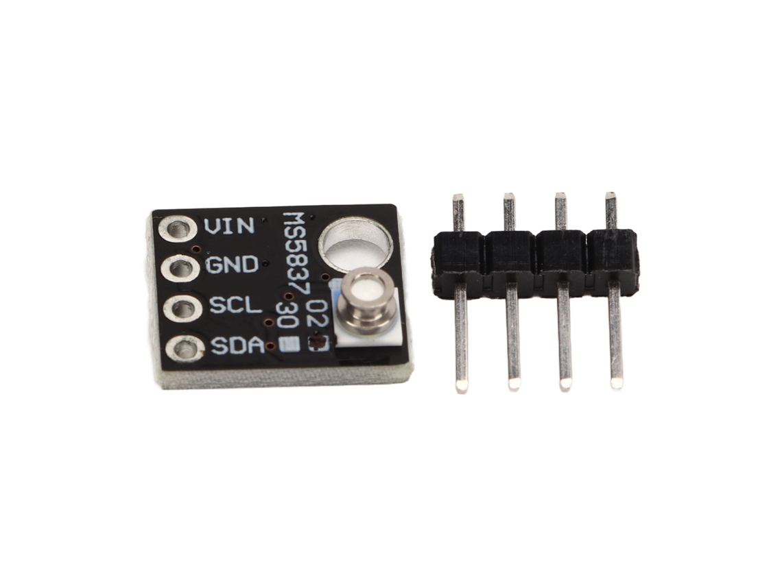 Sensor De Presión De Gas Y Líquido Gy Ms5837, 24 Bits, Resolución De 0,2 Mbar. Módulo Sensor De Presión.