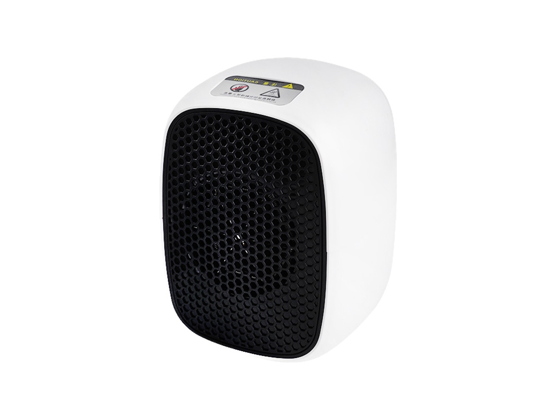 Calentador De Aire Mini Portátil Ptc Para Mesa Y Oficina (blanco, Ptc Norma Europea)