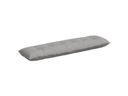 Cojín De Espalda Gris Nube 180 X 19 X 50 Cm Tela