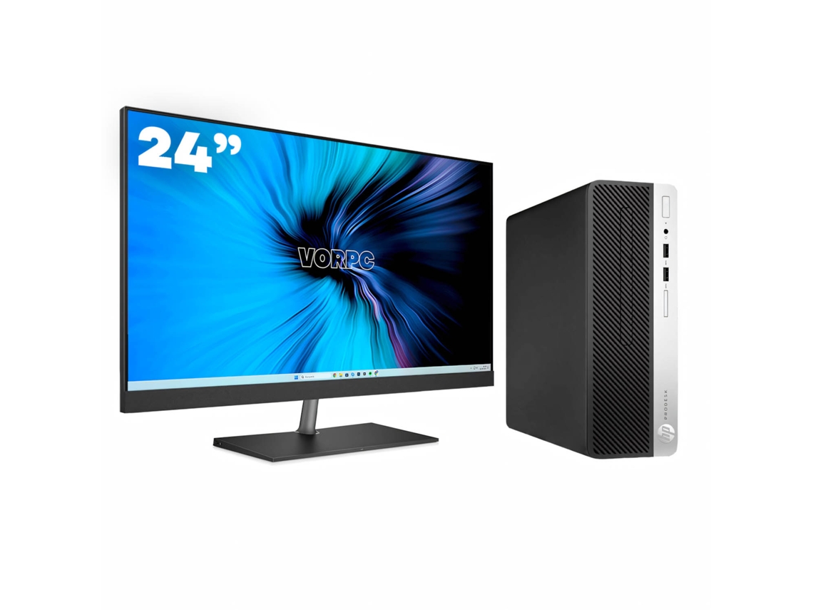 HP 400 G6 SFF / I5-9500 / 8 GB DDR4 512 GB M.2 NVME Windows 11 Pack 24 (Reacondicionado como nuevo)