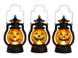 3 luces LED de calabaza de Halloween brillantes Pumpkinslowmoose