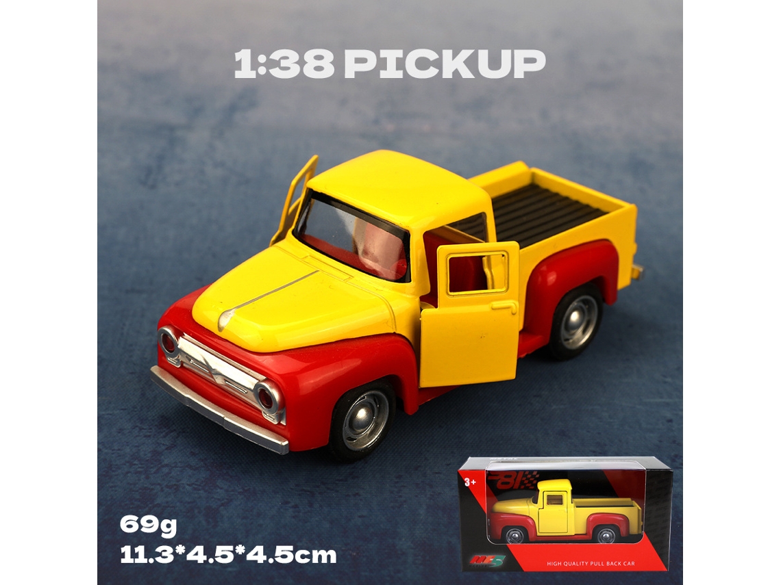 Modelo De Coche Clásico Retro De Metal Fundido A Presión A Escala 1/38, Figura.