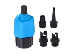 Adaptador de válvula de aire para barco, kayak, inflable, compresor, conector, azul | Sin marca