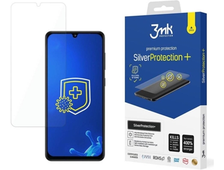 Protector Cristal Templado Samsung Galaxy A32 4G 3MK Antibacteriano