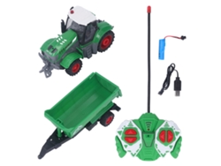 Juguete De Camión Volquete Rc Recargable 4 Canales, Camión De Granja Control Remoto Para Niños