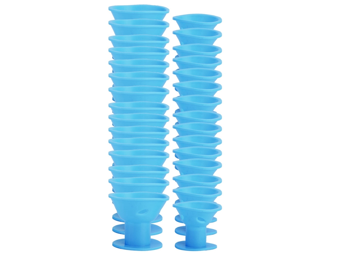 Vlrla-30unidades Blue Household Cabelo Roller Para Diy Curly Cabelo
