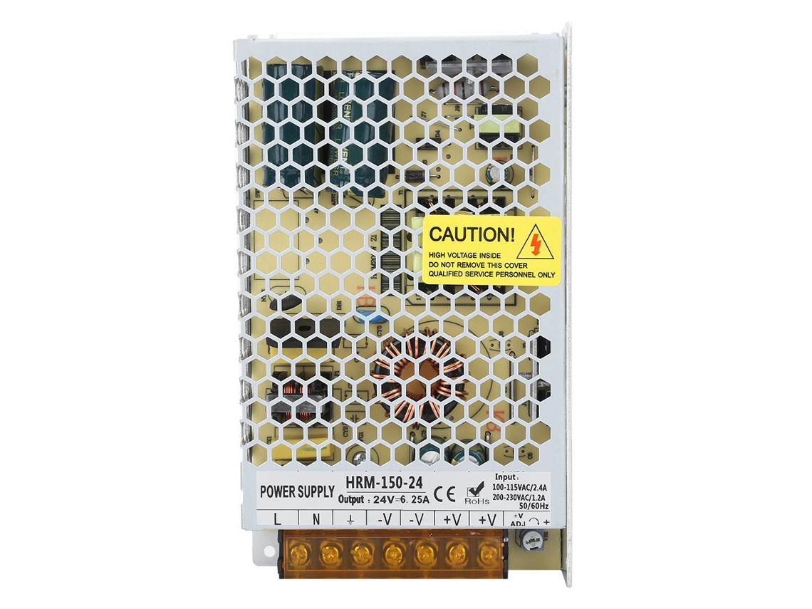 Fonte de alimentação Veloriskku-Driver para fita LED ultrafina 24V 6,25A 150W com identificação automática IP20