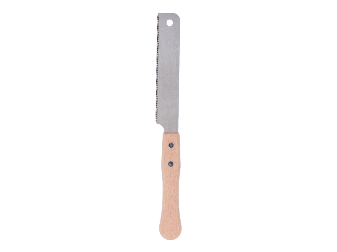 Sierra Manual Extraíble De Un Solo Lado Con Hoja De Acero Sk5 Y Mango De Madera Para Trabajos De Carpintería, 17 Dientes.