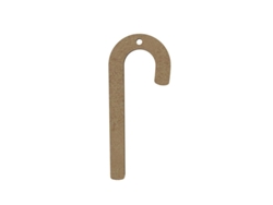 Azúcar de cebada de madera MDF para colgar - 10 x 4 cm