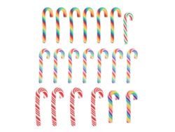 Juego de 20 piezas decorativas para belén, adornos para árbol de Navidad y postes colgantes navideños. Hengjian